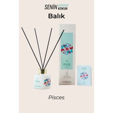 Marrien Balık Burcu Çubuklu Oda Kokusu Özel Seri 100 Ml- Kalıcı ve Dekoratif  Kiraz Çiçeği Zarafeti