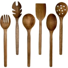 Masterchef Kaşık Seti Hakiki Doğal Ceviz Kaşık Set