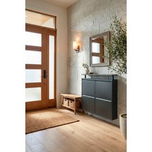 Liccia Metal Ayakkabılık 2 li Yatay Model