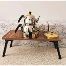 PremiumPort Paslanmaz Çelik Çaydanlık Seti, Şık ve Dayanıklı, Gümüş Renk