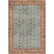 Çam Halı Anatolia 32-039 Etnik Eskitme Desenli Dokuma Tabanlı Yıkanabilir Şönil Salon ve Oda Halısı