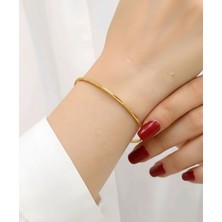 Kuyumcu Nurettin 9 gr (Gram) Kalemli Dorika Desenli Ajda Bilezik 22 Ayar Altın Yatırımlık Işçiliksiz