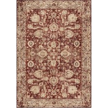 Çam Halı Anatolia 32-048 Etnik Eskitme Desenli Dokuma Tabanlı Yıkanabilir Şönil Salon ve Oda Halısı