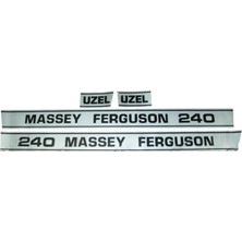 Peren Traktör Massey Ferguson 240 Traktör Yan Yazı Takımı – Sağ Sol Komple Etiket Seti