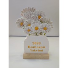 Yunus Copy 2026 Papatya Ramazan Takvimi Ahşap Ayaklı Ramazan Takvimi Temalı Özel Tasarım Takvim