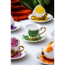 UltraMint 6 Kişilik Kahve Fincanı Takımı, 90 Ml, Şık ve Kullanışlı Tasarım