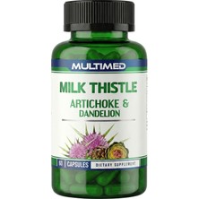 Multimed Milk Thistle – Deve Dikeni + Enginar + Karahindiba – Karaciğer Yenileyici Formül – 60 Kapsül