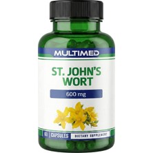 Multimed St. John’s Wort Sarı Kantaron – Stres Azaltıcı & Duygusal Denge – 60 Kapsül