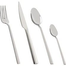 UltraMint Prizma 6 Kişilik 24 Parça Tatlı Çatal Kaşık Bıçak Takımı