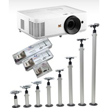 Lenatech Teleskopik Projeksiyon Tavan Askı Aparatı