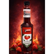 Koffie Market  6 Adet Çilek Aromalı Kahve Şurubu
