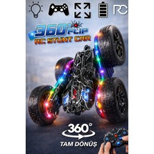 Uzaktan Kumandalı Araba 4x4 Akrobatik LED Işıklı Sarj Edilebilir 2.4ghz