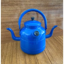 PremiumPort Mavi Alüminyum Kampçı Çaydanlığı, Çift Emzikli, Dayanıklı ve Hafif