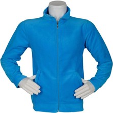 Açık Mavi Polar Hırka