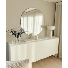 Ersan Dizayn Yuvarlak Çerçevesiz Ayna 70 cm