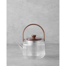 PremiumPort Borosilikat Cam Demlik 600 Ml, Şeffaf, Dayanıklı ve Şık Tasarım