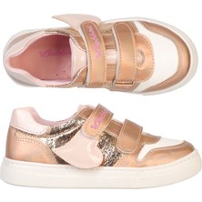 Bebbini Luna-Bronz Işıltılı Kalpli Kız Çocuk Sneaker-Spor Ayakkabı
