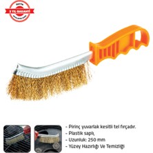 Tomax Plastik Saplı Tel Fırça (10 Adet)