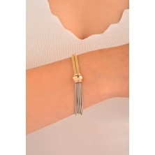 CEBECİ Cebeci 14 Ayar Renkli Altın Bileklik