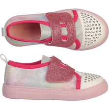 Bebbini Starry-Pembe Işıltılı Kız Çocuk Sneaker-Spor Ayakkabı