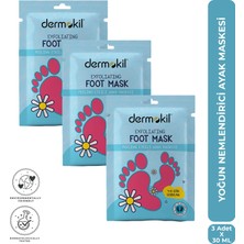 Dermokil Peeling Etkili Çorap Tipi Soyulabilir Ayak Maskesi 30 ml x 3 Adet