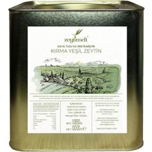 Zeytinseli Yeşil Kırma Zeytin Kaya Tuzlu 10 kg