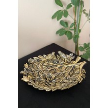 UltraMint Şık Dallı Yaprak Tasarımlı Dekoratif Tabak Seti