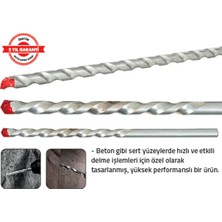 Tomax Beton Matkap Ucu 20 cm 8 mm (10 Adet)