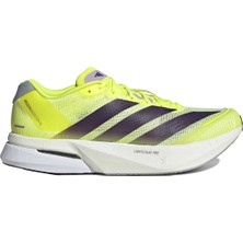 adidas Adizero Boston 13 Erkek Sarı Koşu Ayakkabısı.-