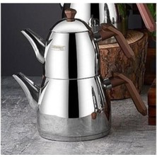 PremiumPort Antibakteriyel Orta Boy Elmas Bakır Çaydanlık, Şık ve Sağlıklı Kullanım