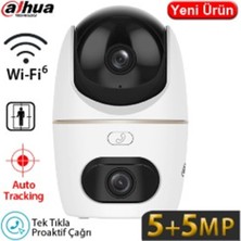 Dahua IPC-HPT1539DD-STW-5E2 5+5mp 3.6mm 30M Ir Wifi Pan/tilt Ip Kamera