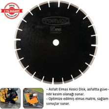 Tomax Elmaslı Asfalt Kesme 450 x 3,6 x 8 x 25,4 mm