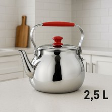 PremiumPort Paslanmaz Çelik Üstten Kulplu Kamp ve Piknik Çaydanlığı, 2 Numara