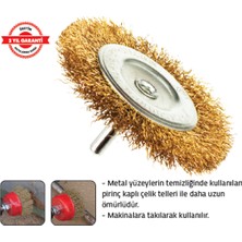 Tomax Pimli Saçaklı Daire Fırça 75 mm (10 Adet)