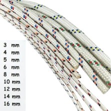 Yapımaks Iskota Ipek Ip Halat, Beyaz, 3 Mm, 1 Kg(80/83 M)