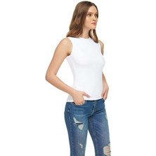 Kit Iç Giyim Tutku Elit 5'li Pamuk -Elastan Penye Sıfır Kol Kadın Body - Atlet