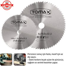 Tomax Ağaç Daire TESTERE(115 x 22,2 Mm) Elmassız
