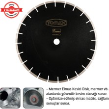 Tomax Elmaslı Mermer Kesici 350 x 3,2 x 8 x 25,4 mm