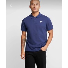 Nike Sportswear Tam Kalıp Polo Yaka Lacivert Erkek T-Shirt CN8764-410