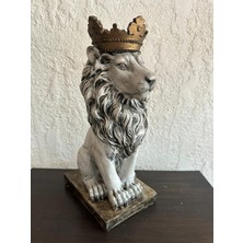 El Boyaması Polyester Aslan (34X20)