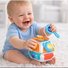 Vardem Monsterçocuk Eğitici ve Eğlendirici Çok Amaçlı Aktivite Oyuncağı – Ince Motor Kas Gelişimi +12 Ay (14X14X15 Cm)