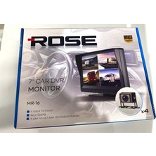 Rose Mr-16 7" 4 Kanal Dvr Monitör
