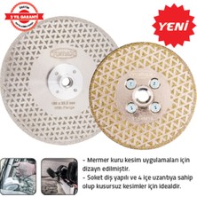 Tomax Elektrolize Elmas Kesici 230 x 22,2 mm (Flanşlı)