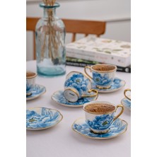 UltraMint 6 Kişilik Kahve Fincan Takımı, 80 Ml, Şık ve Modern Tasarım