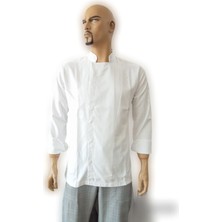 Düz Beyaz Aşçı Ceketi