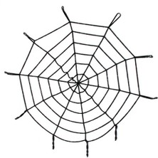 Fredeom Store 1,50 Metre Siyah Dev Örümcek Ağı Dekoru