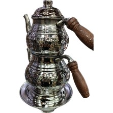 PremiumPort Bakır Metalik Ufak Çaydanlık Takımı, Şık ve Dayanıklı Tasarım