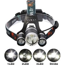Üreticiniz T6 Kafa Feneri 5000 Lumens 3xcree Xm-T6+2r5 Lamba LED Kamp Lambası 481348