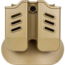 Bg Black Grips Taktik Polimer Çiftli Şarjörlük Bej Renk
