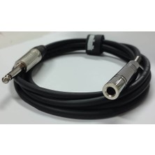 Pawer Mikrofon Ses Uzatma Kablosu 6.3 Jak Kablo 25 Metre